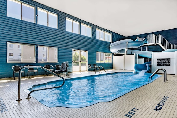 Indoor pool, a heated pool