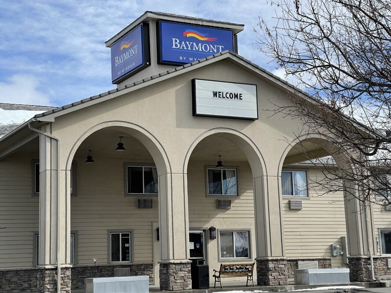 Façade de l’hébergement