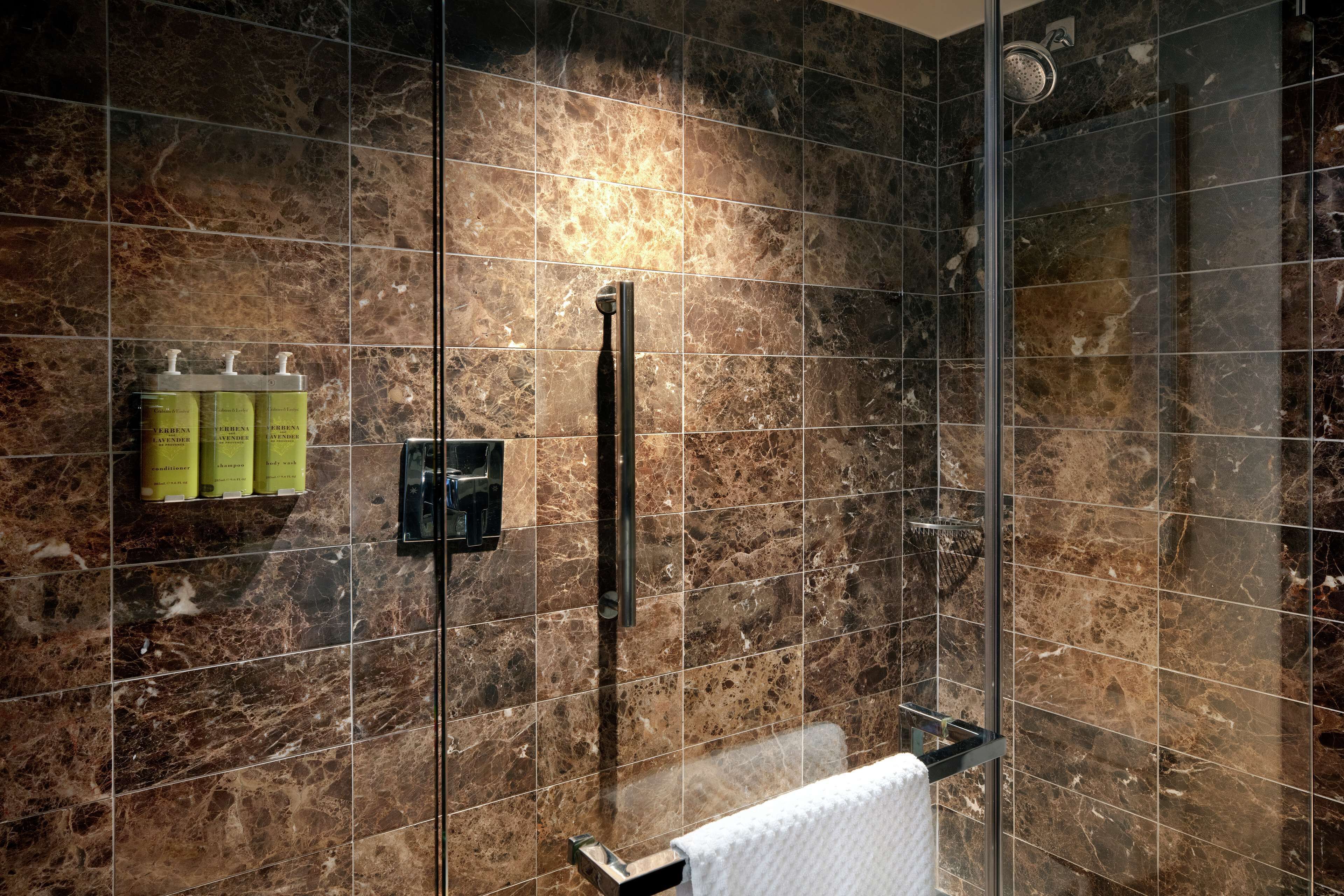 free toiletries, hair dryer, towels, soap