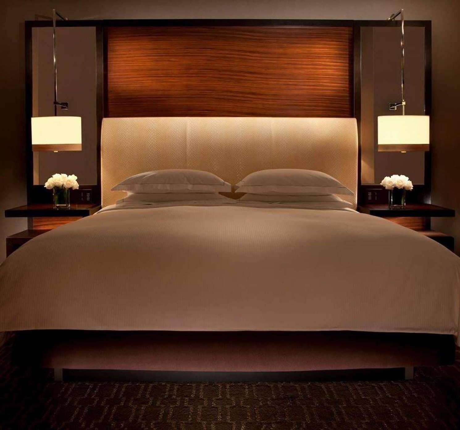 Premium bedding, down comforters, pillowtop beds, in-room safe