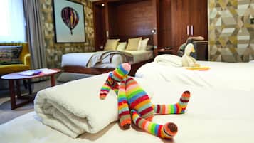 Family Suite, 1 Bedroom | 1 bedroom, premium bedding, desk, laptop workspace