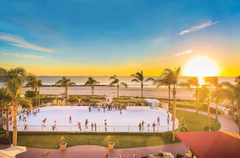 Ice skating at Hotel del Coronado, Curio Collection by Hilton