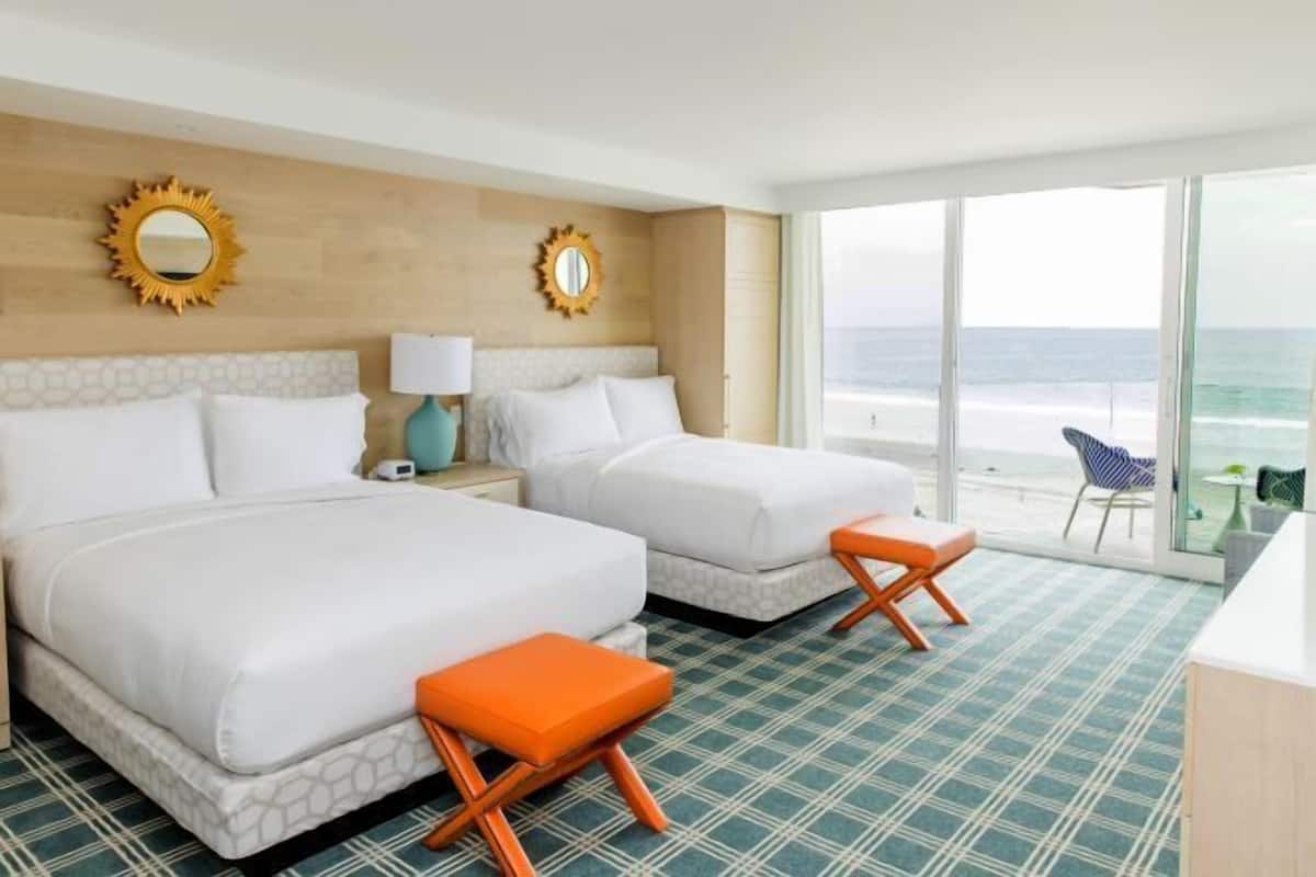 1 quarto, roupas de cama premium, cofres nos quartos