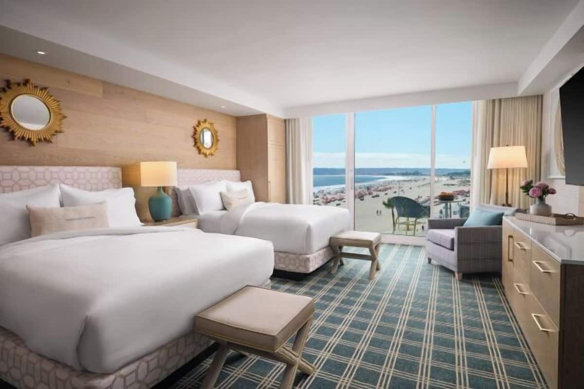 1 quarto, roupas de cama premium, cofres nos quartos