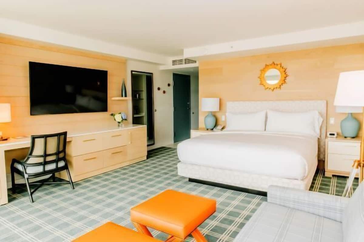 1 quarto, roupas de cama premium, cofres nos quartos