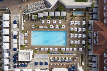 Outdoor pool, open 8:00 AM to 8:00 PM, cabanas (surcharge) at Hotel del Coronado, Curio Collection by Hilton
