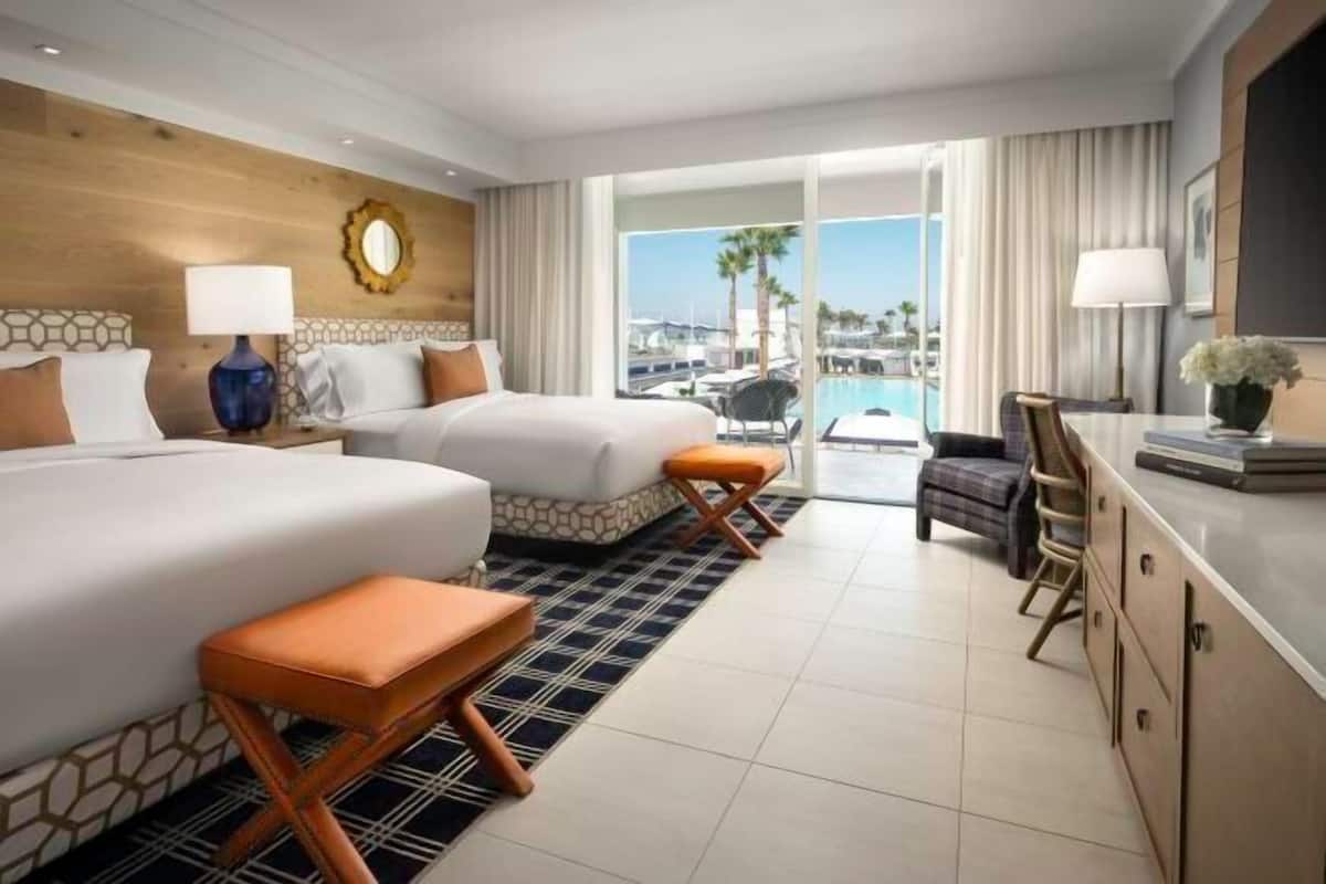 1 quarto, roupas de cama premium, cofres nos quartos