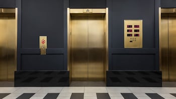 Elevator at The Manhattan at Times Square Hotel