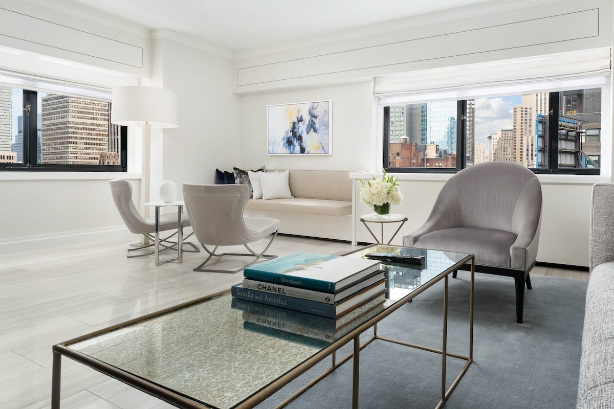 Presidential Suite, 1 King Bed (Manhattan Floor) | Premium bedding, pillowtop beds, in-room safe, desk