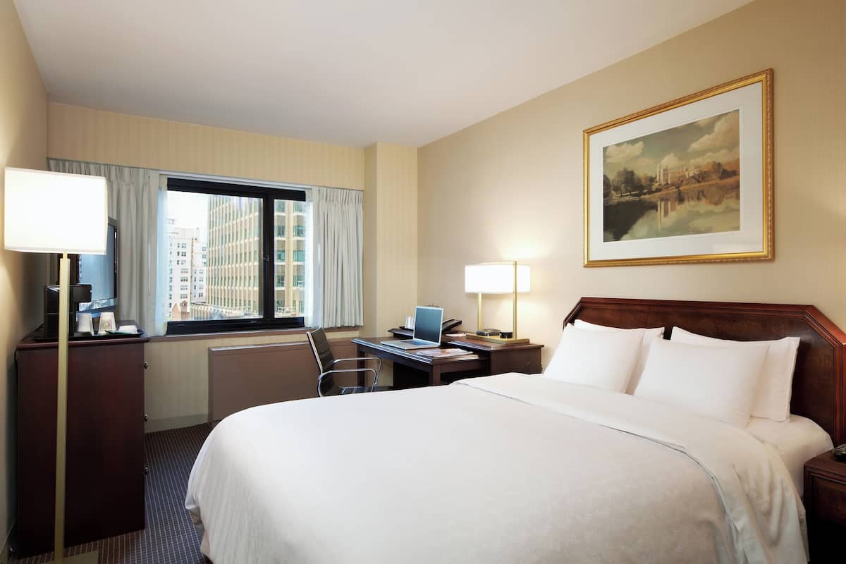 Premium bedding, pillowtop beds, in-room safe, desk