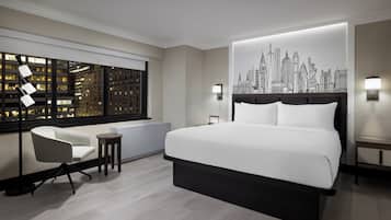 Premium bedding, pillowtop beds, in-room safe, desk