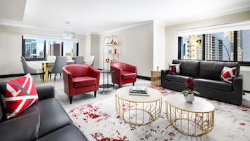 Presidential Suite, 1 King Bed (Manhattan Floor) | Premium bedding, pillowtop beds, in-room safe, desk