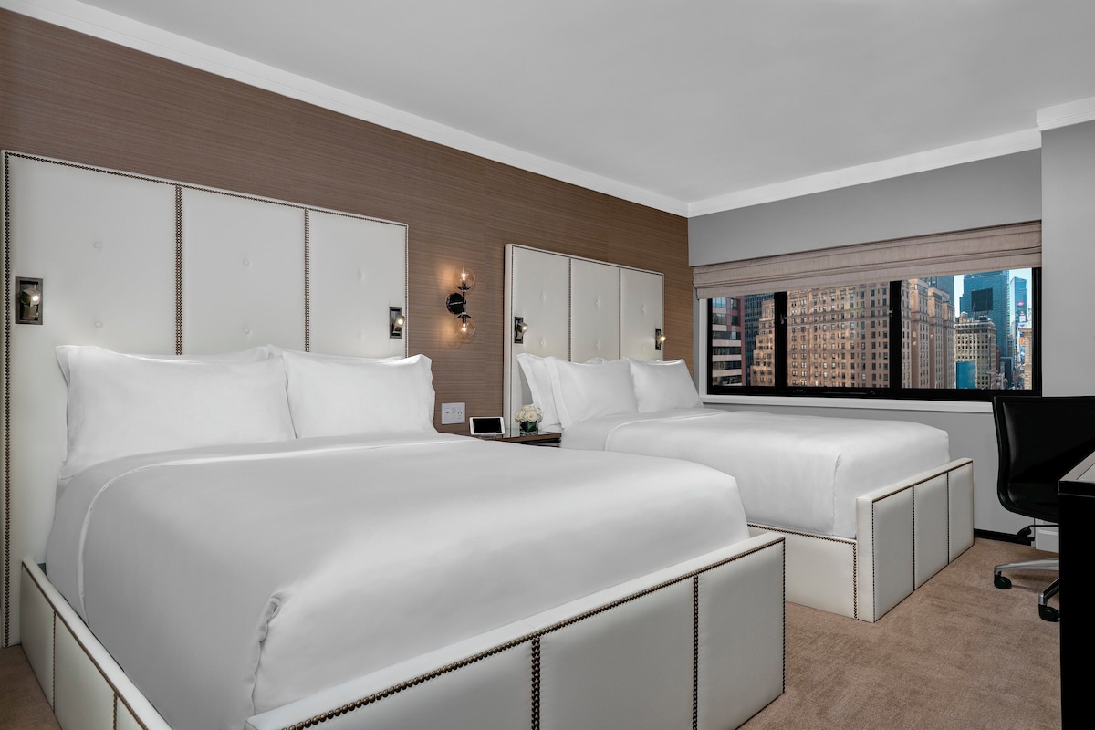 Premium Room, 2 Queen Beds (Manhattan Floor) | Premium bedding, pillowtop beds, in-room safe, desk
