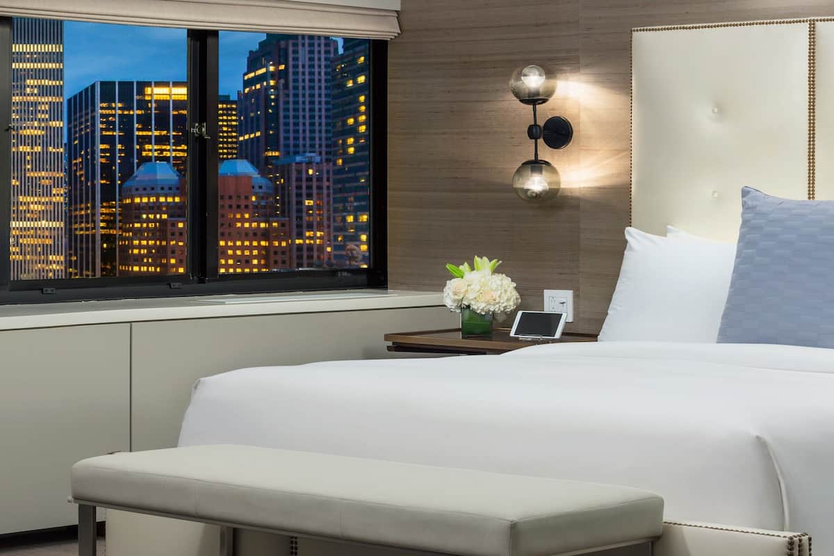 1 dormitorio y ropa de cama de alta calidad