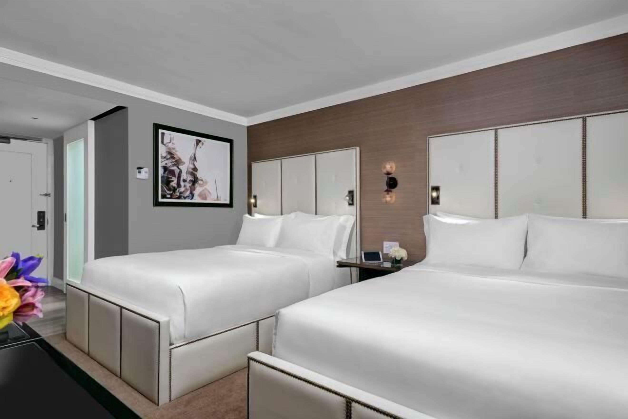 Premium bedding, pillow-top beds, in-room safe, desk