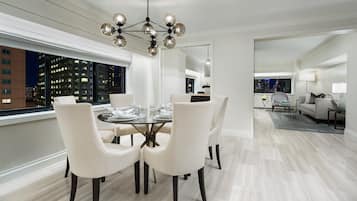 Presidential Suite, 1 King Bed (Manhattan Floor) | Premium bedding, pillowtop beds, in-room safe, desk