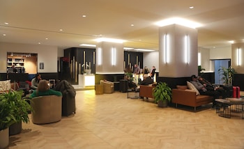 Hotel entrance and lobby at The Manhattan at Times Square Hotel