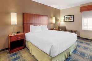 Standard Room, 1 King Bed, Accessible, Non Smoking | Desk, laptop workspace, blackout curtains, iron/ironing board - Best Western Plus Heritage Inn Ontario Rancho Cucamonga (Rancho Cucamonga)