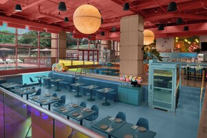 Poolside views, open daily