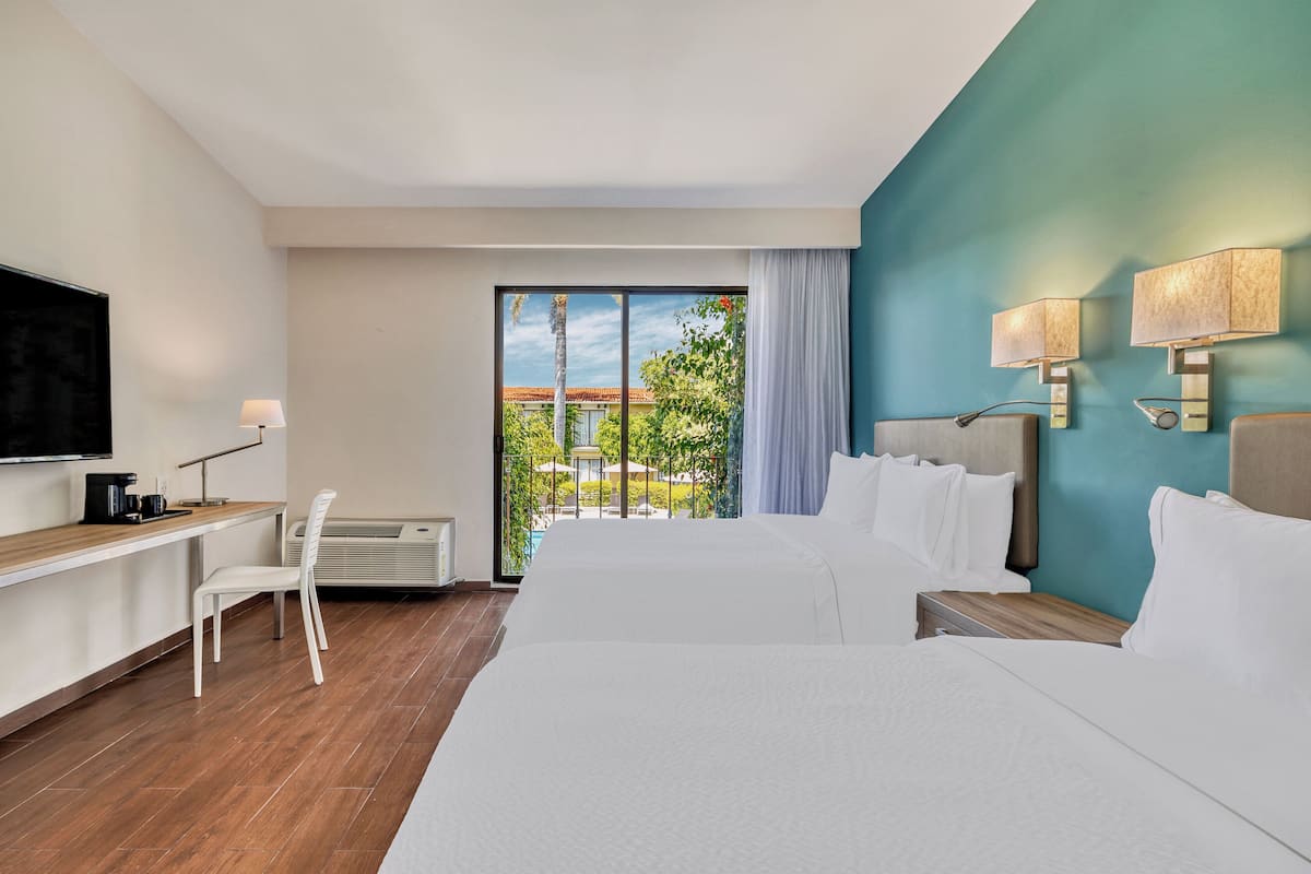 Executive Room, 2 Double Beds | In-room safe, iron/ironing board, free cribs/infant beds