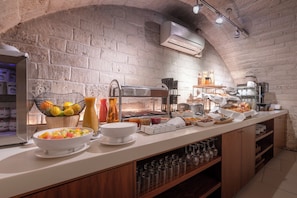 Daily buffet breakfast (EUR 14 per person)