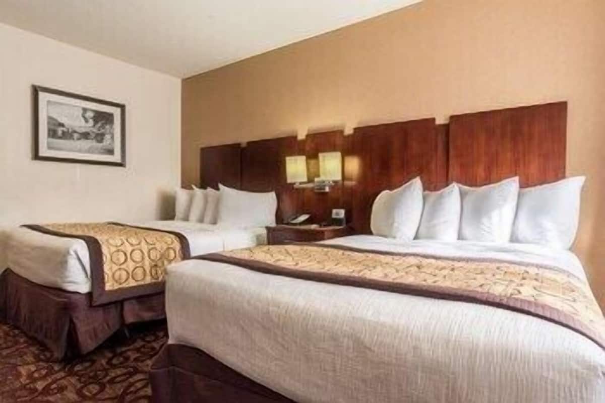 Desk, iron/ironing board, bed sheets, wheelchair access