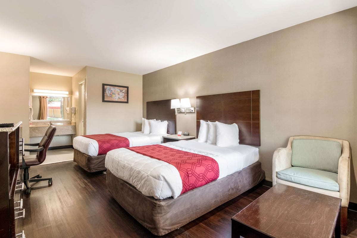 In-room safe, desk, iron/ironing board, free cribs/infant beds