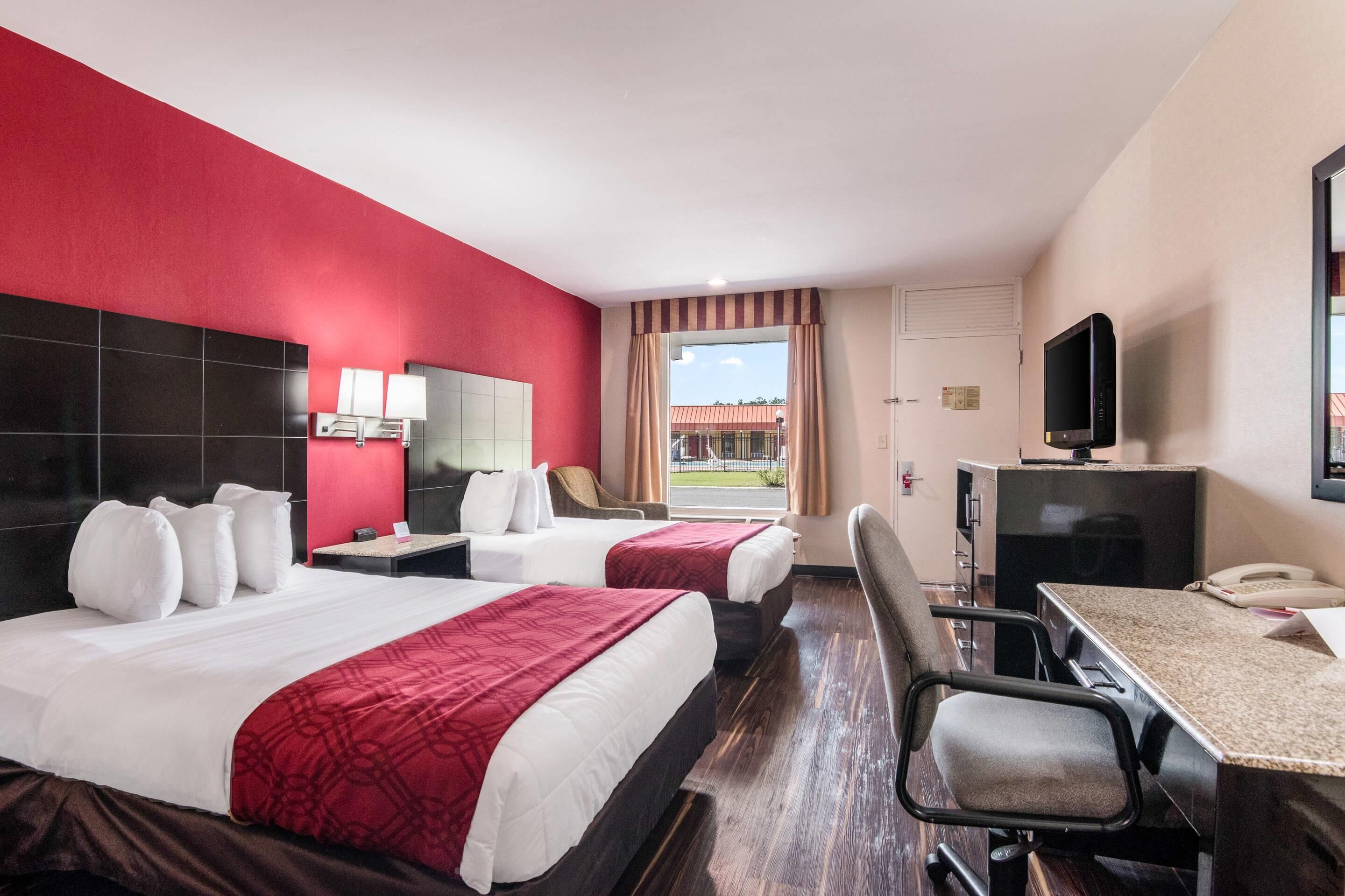 In-room safe, desk, iron/ironing board, free cribs/infant beds