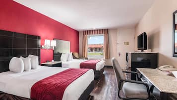 In-room safe, desk, iron/ironing board, free cribs/infant beds