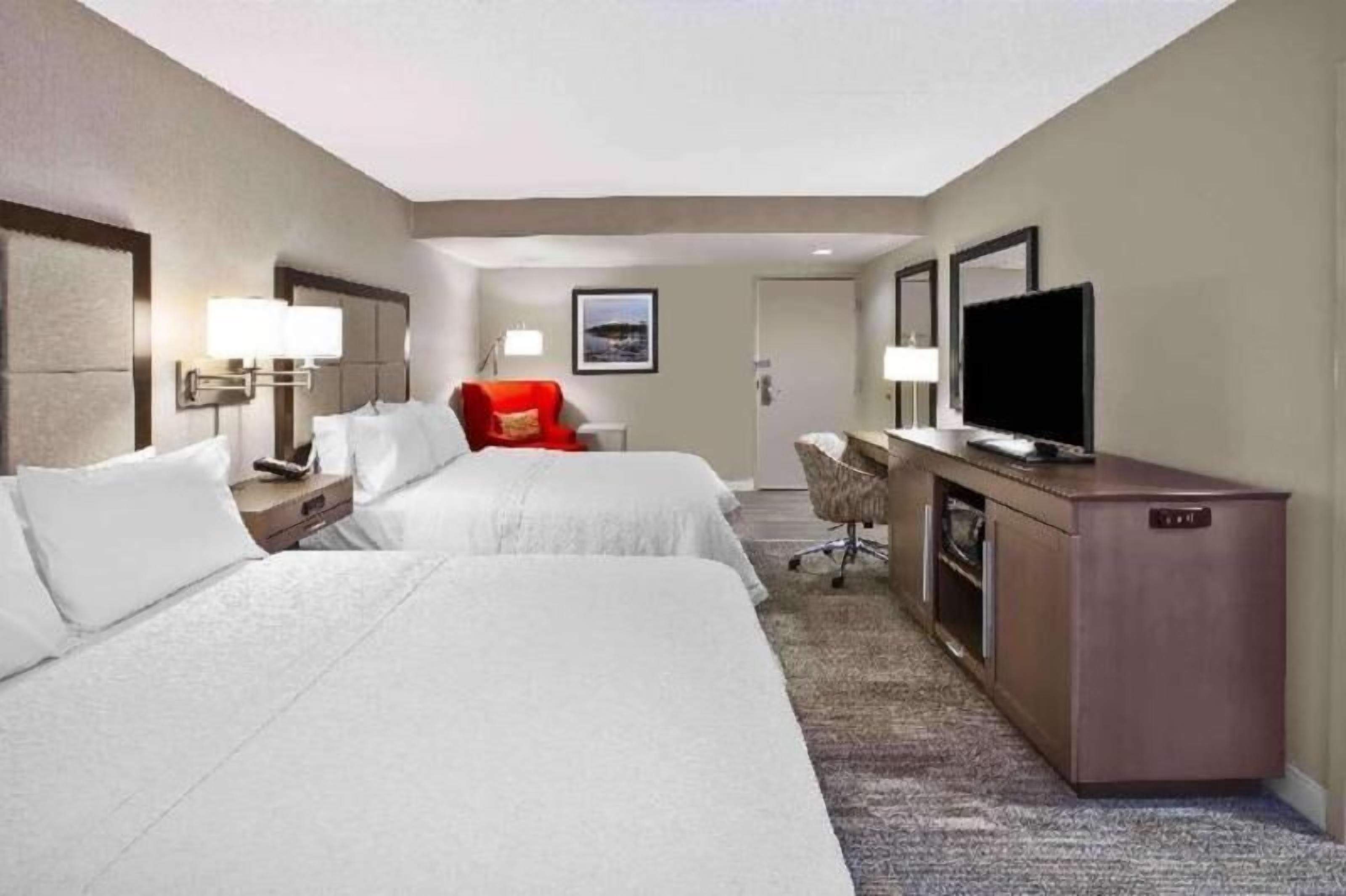 In-room safe, blackout curtains, iron/ironing board