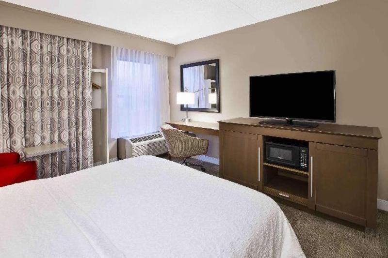 In-room safe, blackout curtains, iron/ironing board