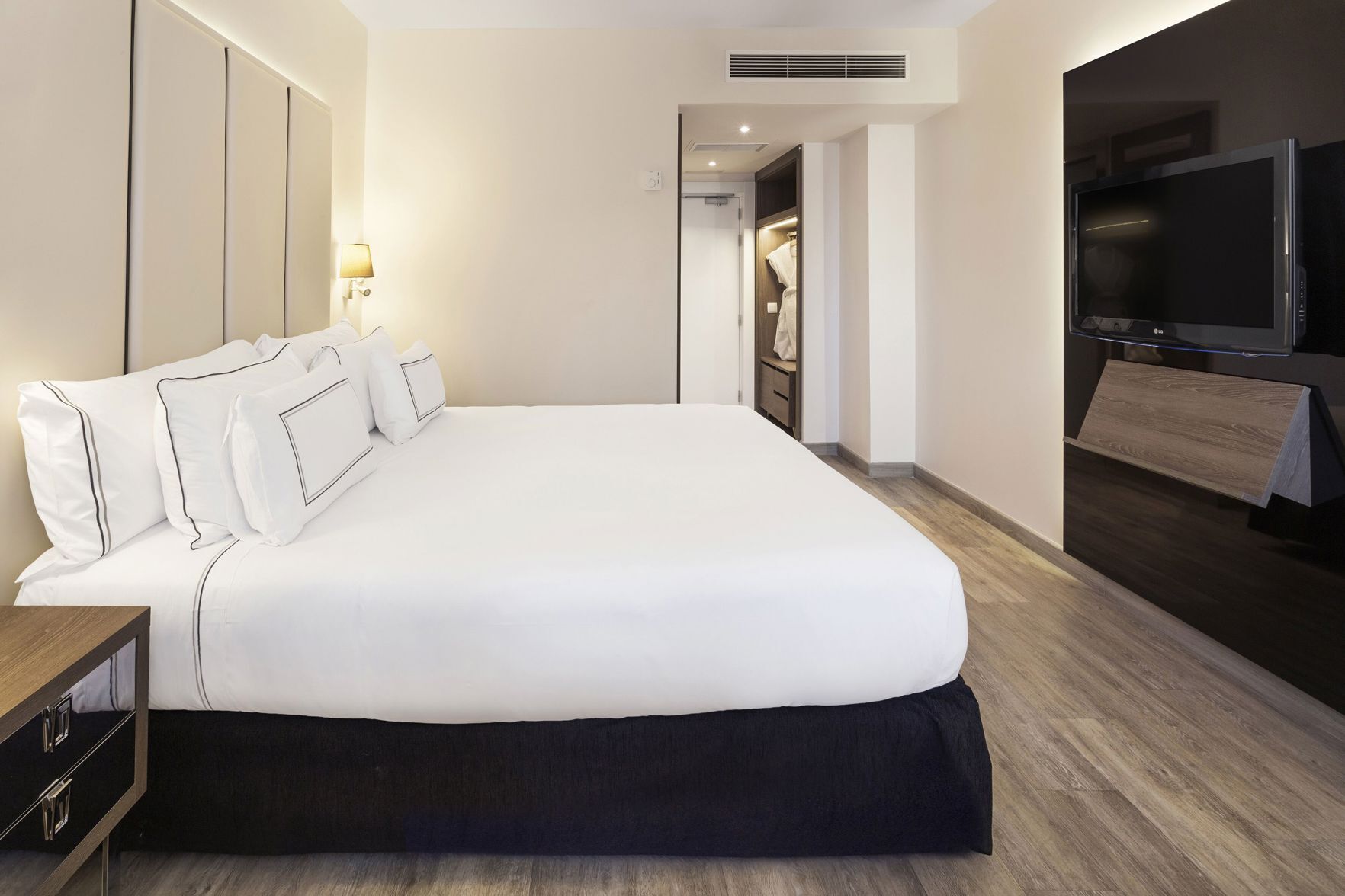 Pillow-top beds, in-room safe, desk, blackout curtains