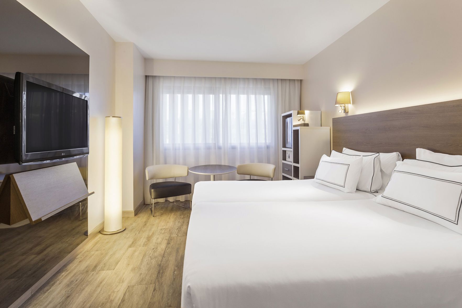 Pillow-top beds, in-room safe, desk, blackout curtains