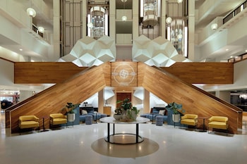 Hotel entrance and lobby at Sheraton Grand Nashville Downtown