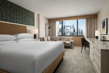 Premium bedding, pillowtop beds, in-room safe, desk at Sheraton Grand Nashville Downtown