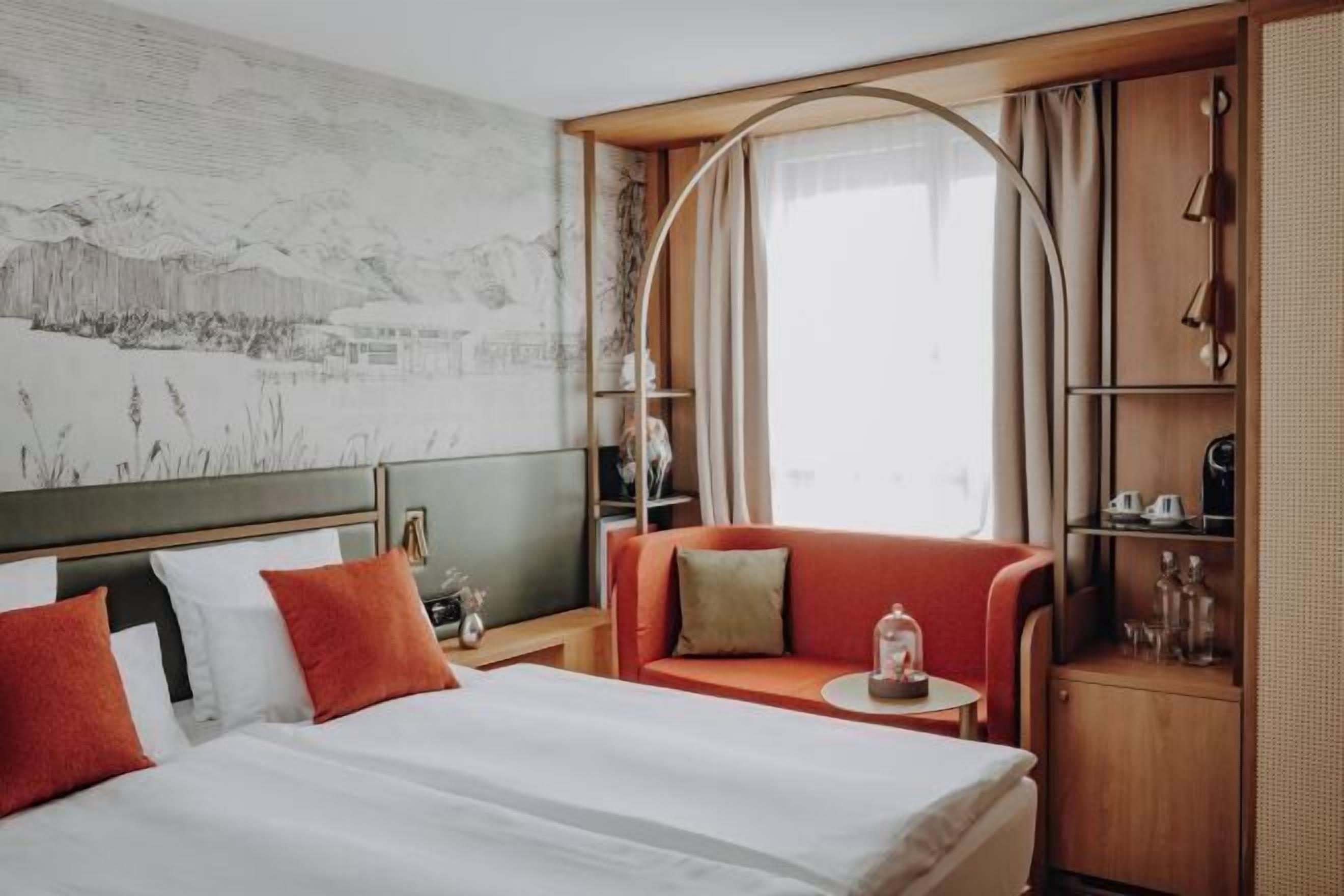 Literie de qualité supérieure, coffres-forts dans les chambres