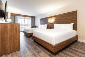Two Queen Beds (No View)  | Pillowtop beds, in-room safe, desk, laptop workspace - Atrium Hotel Vancouver (Vancouver)