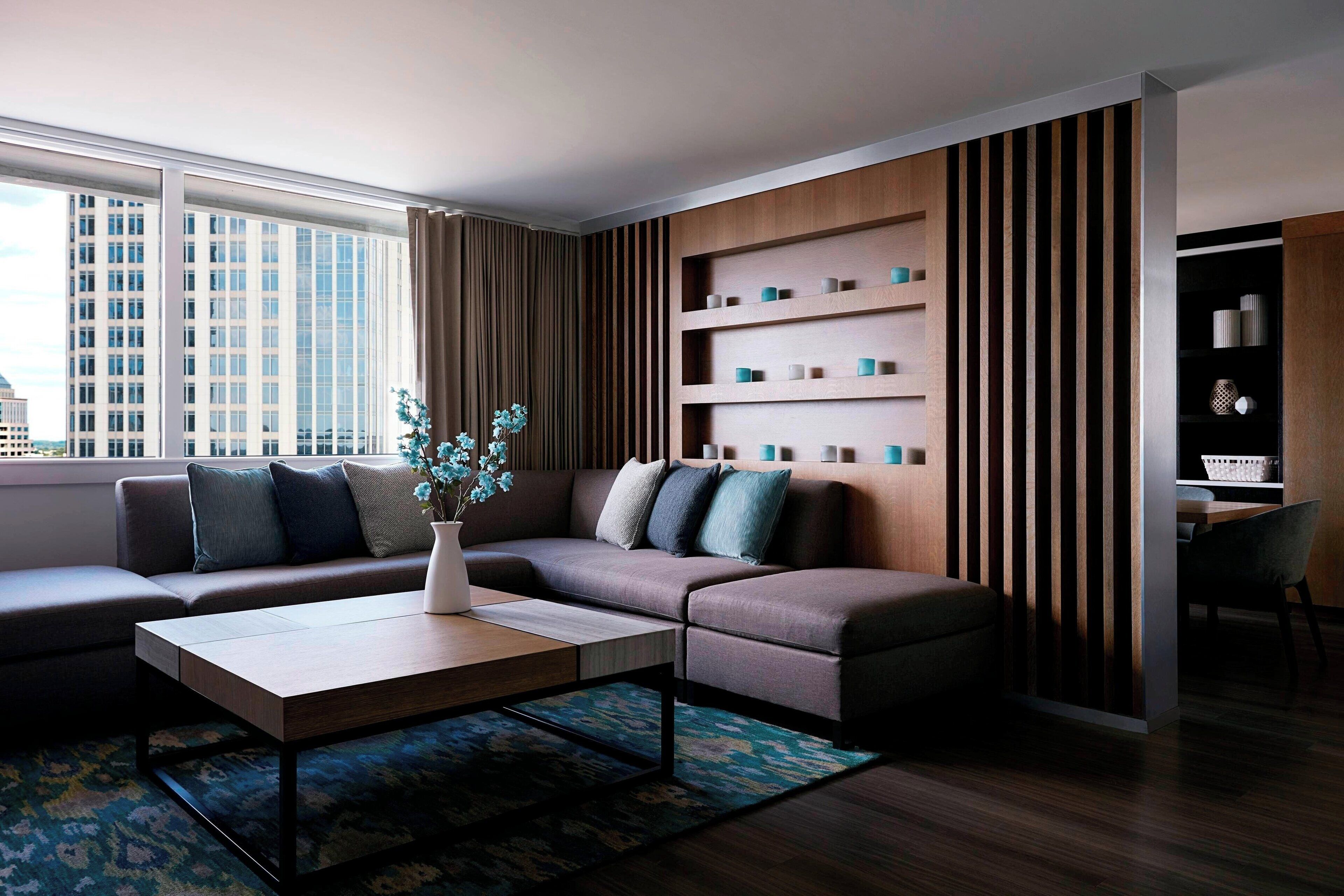 55-inch Smart TV with satellite channels, TV, iPod dock