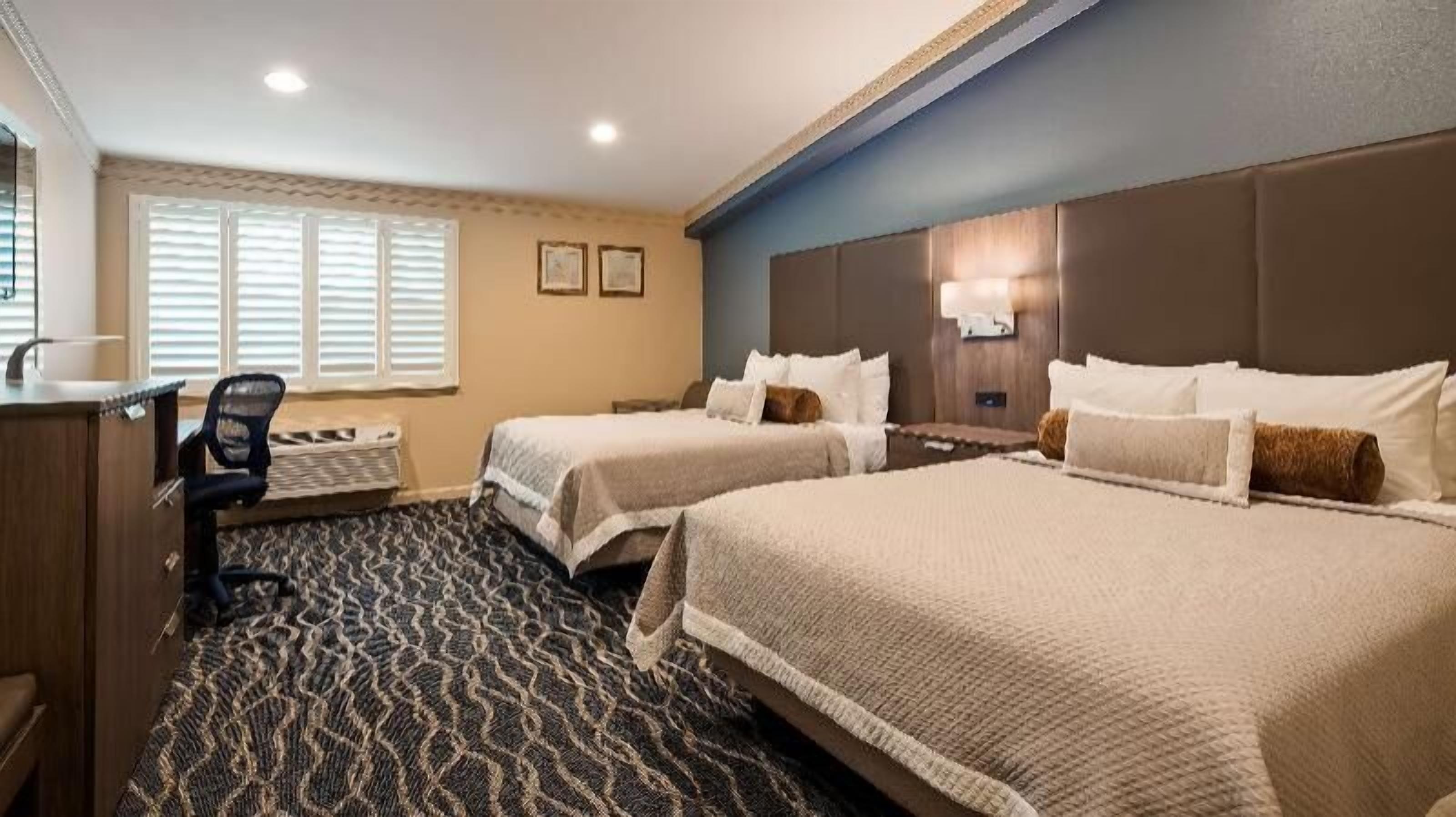 In-room safe, desk, blackout drapes, iron/ironing board
