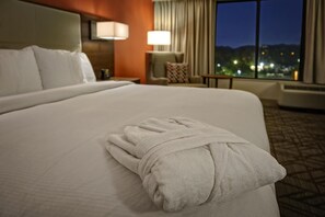 In-room safe, desk, laptop workspace, blackout drapes