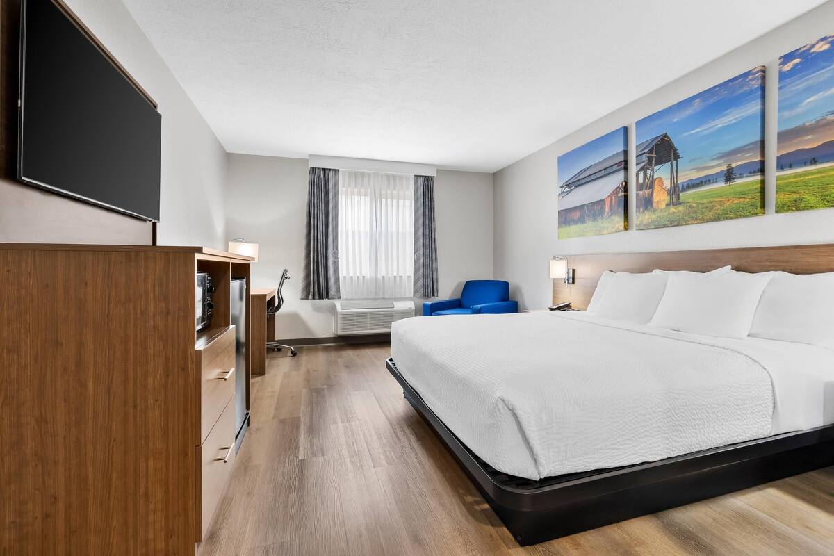 Chambre Standard, 1 très grand lit, non-fumeur | Bureau, espace de travail pour ordinateurs portables