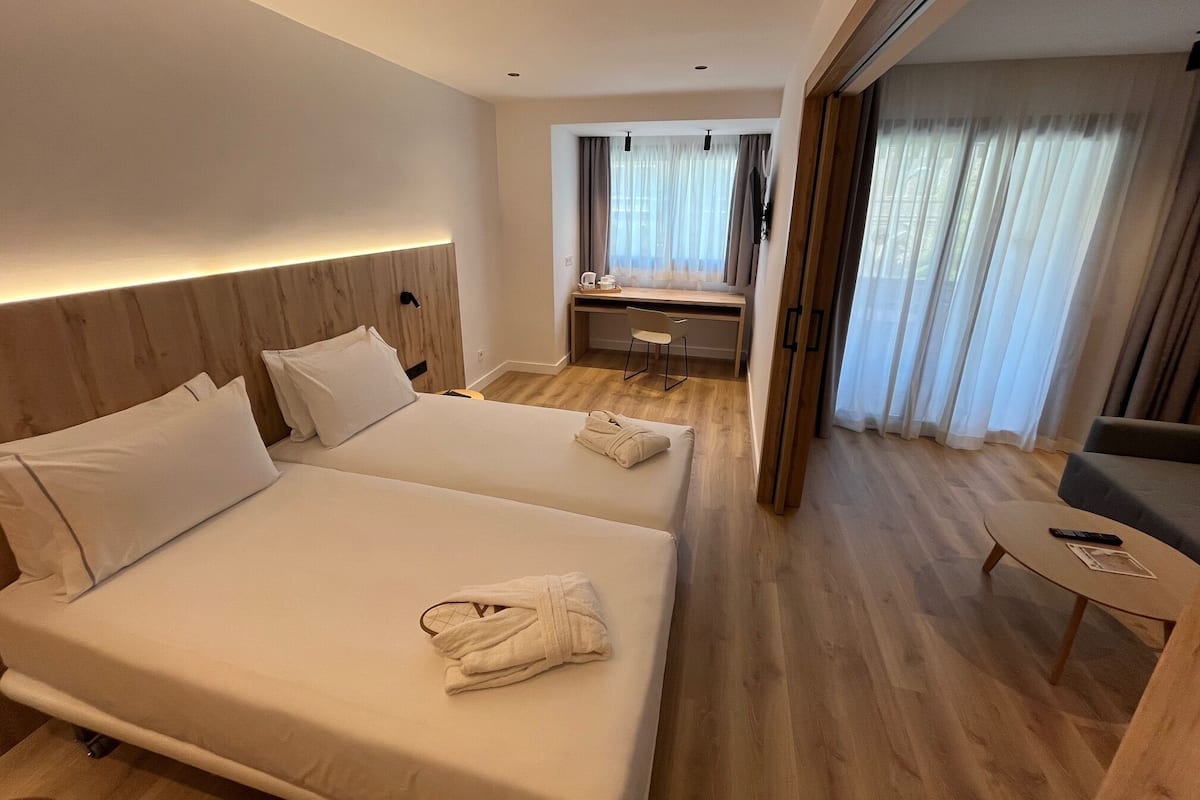 Leilighet – premium, 1 soverom, kjøkken, byutsikt (Cielo Madrid) | Sengetøy i egyptisk bomull, dundyner og senger med overmadrass