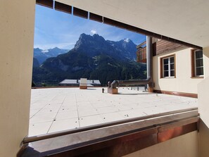 Double Room with partial Eiger view, Balcony | View from room