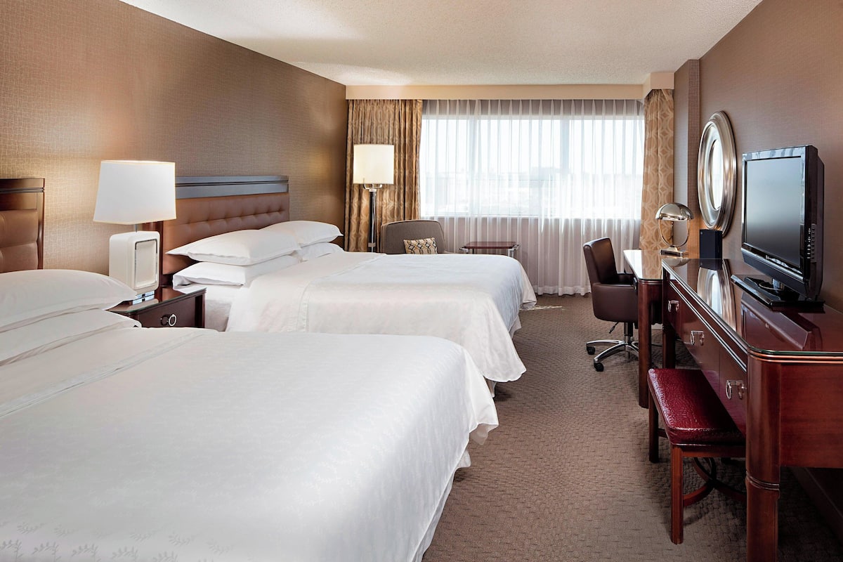 Pillow-top beds, in-room safe, desk, iron/ironing board