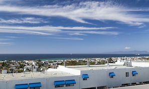 Vista a la playa o el mar