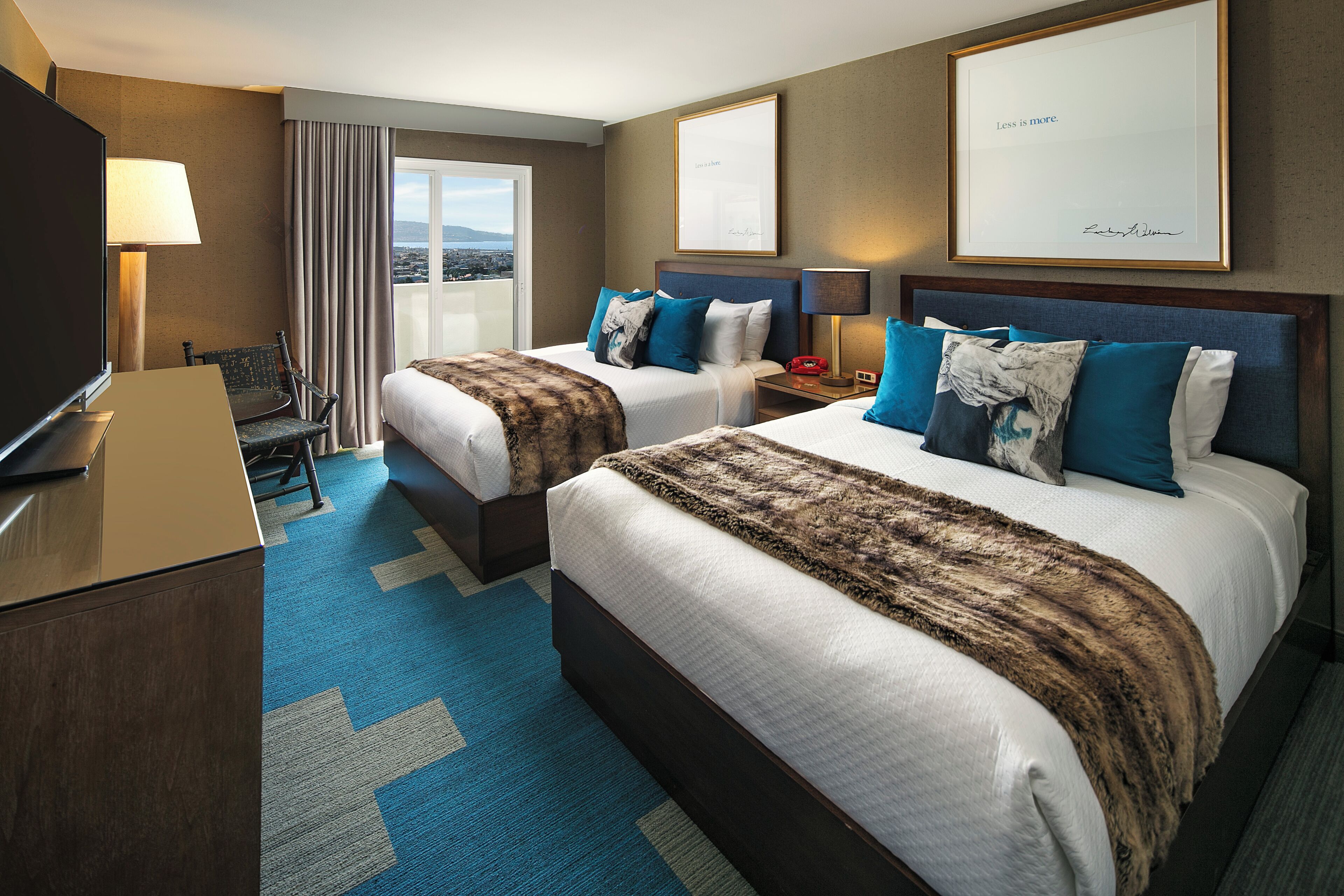 Room, 2 Queen Beds (Beach) | Premium bedding, down duvets, in-room safe, desk