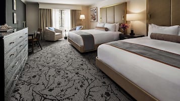 Premium bedding, minibar, in-room safe, desk