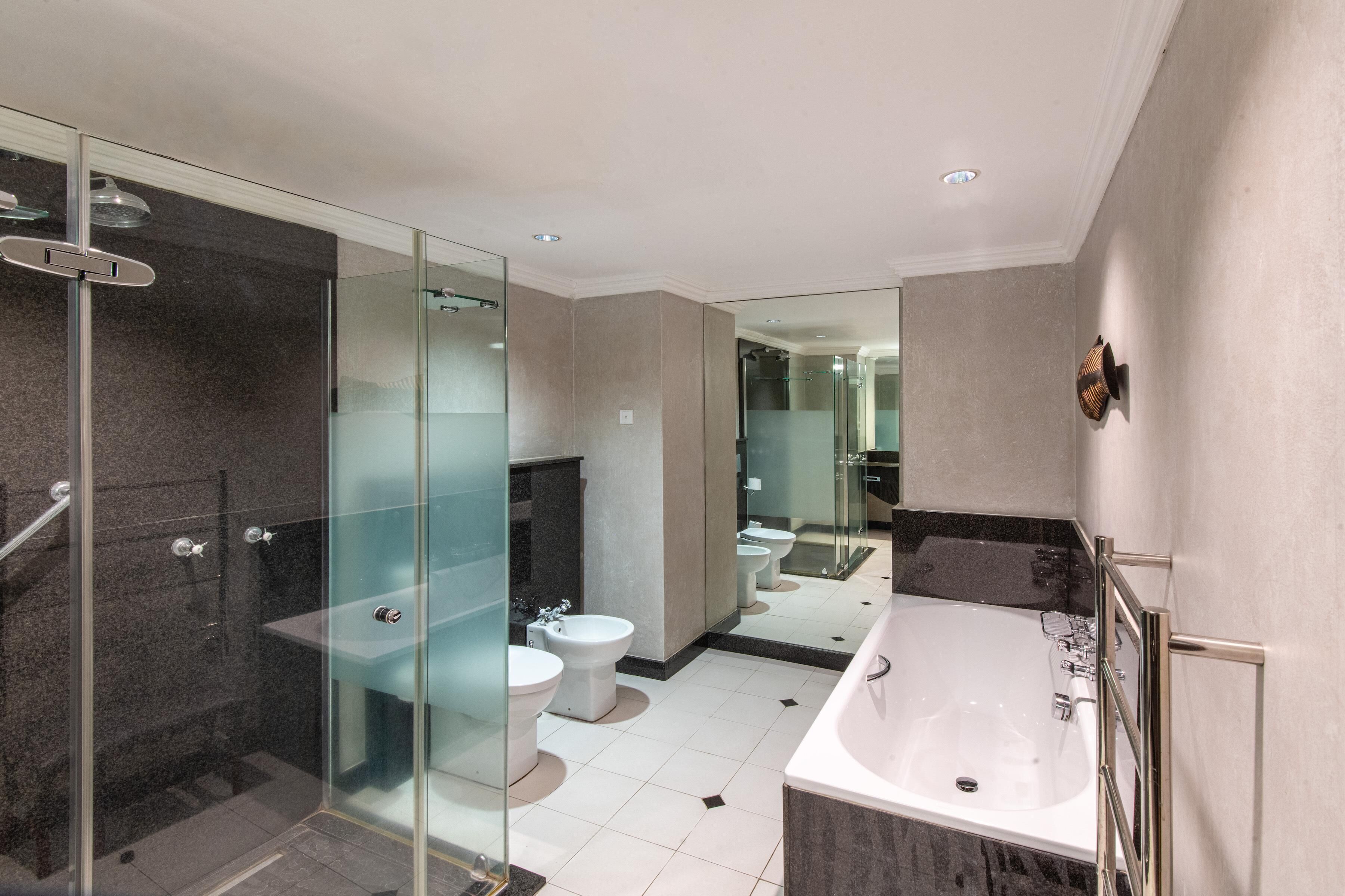 free toiletries, hair dryer, slippers, towels