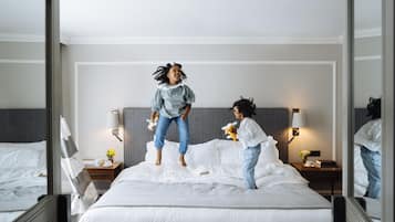 Hypoallergeen beddengoed, een minibar, een kluis op de kamer