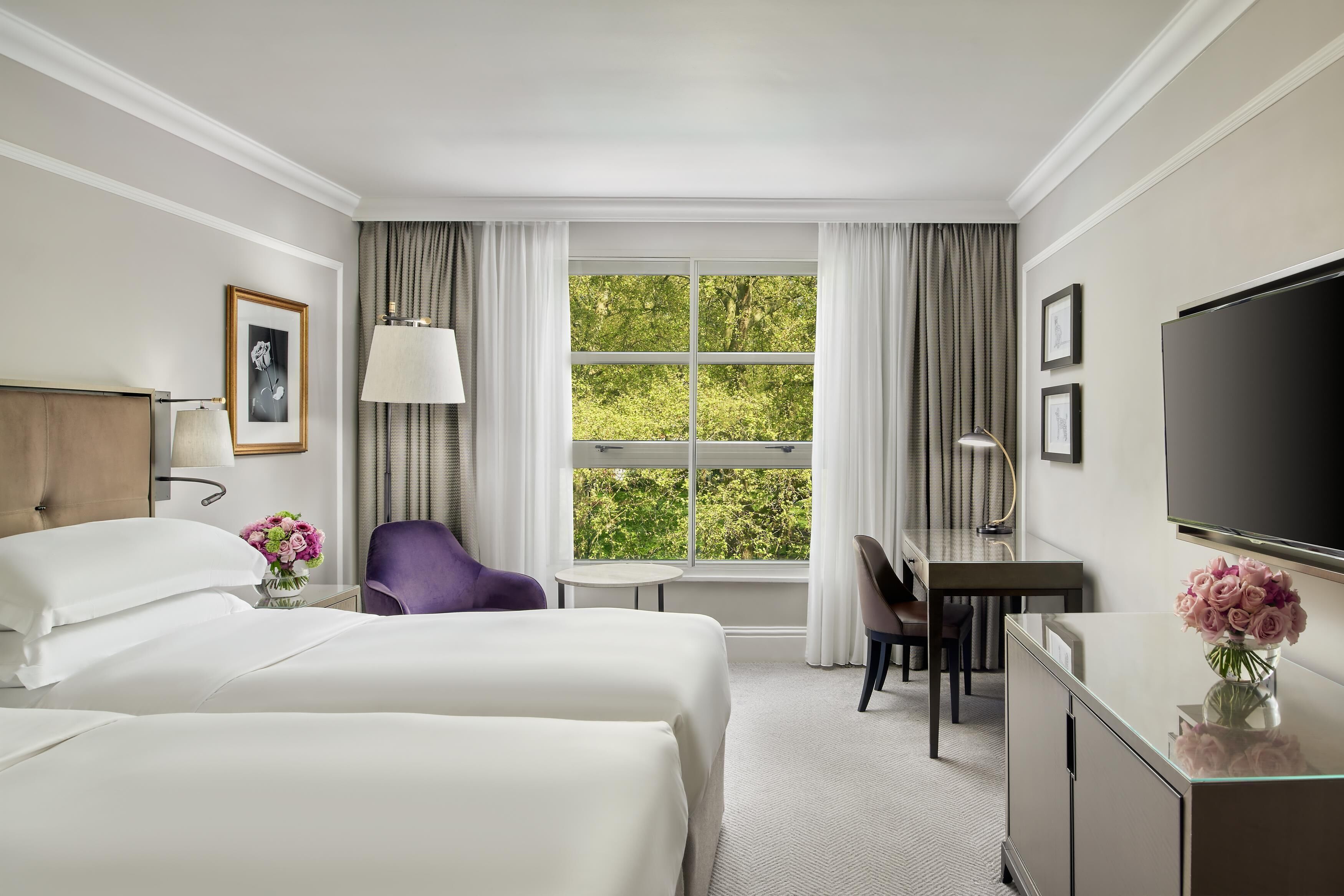 Allergivenligt sengetøj, minibar, pengeskab på værelset